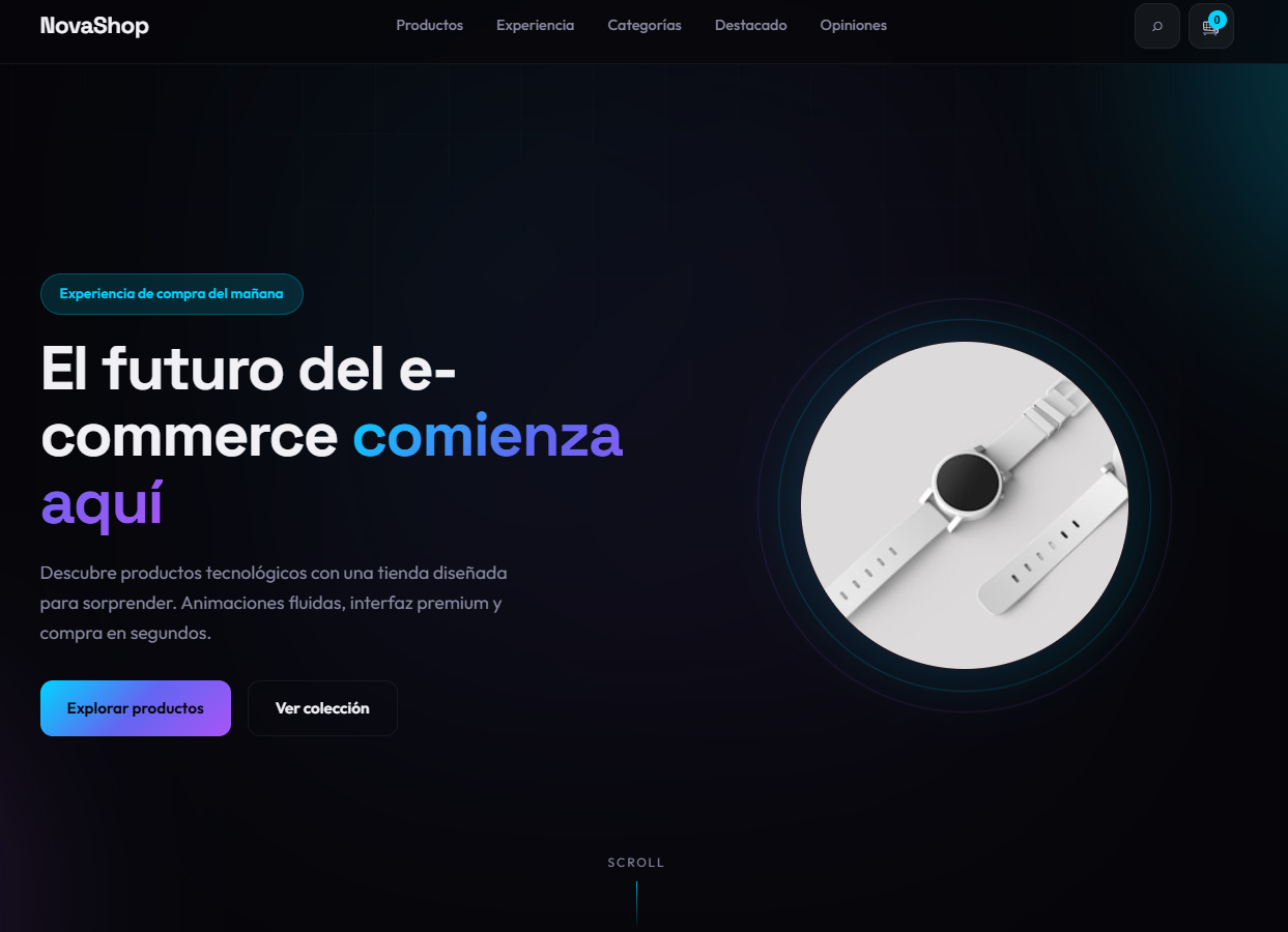 NovaShop e-commerce